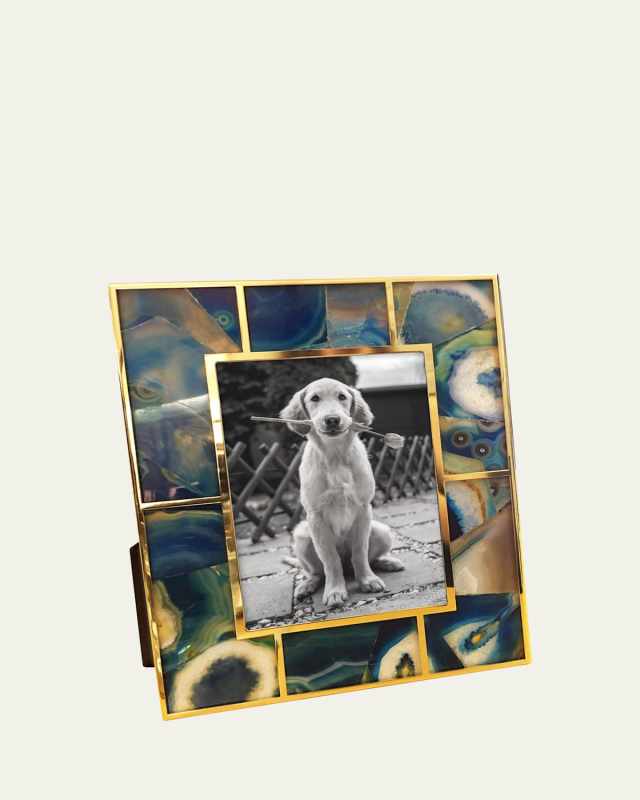 Blue Agate Frame, 8" x 10"